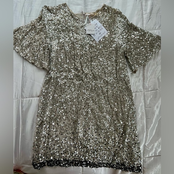 Jen’s Pirate Booty x Free People Sequin Mini Dress M - Picture 8 of 16